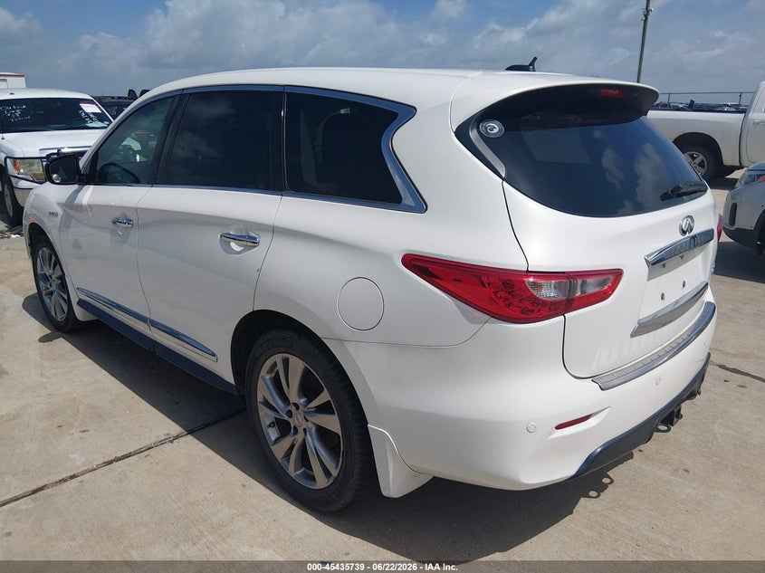 2014 Infiniti Qx60 VIN 5N1CL0MN8EC514058 IAAI salvage auction — NORMAL WEAR, Original (Texas), sold $1,975 on 2026-07-31 (photo 3)