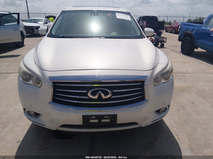 2014 Infiniti Qx60 VIN 5N1CL0MN8EC514058 IAAI salvage auction — NORMAL WEAR, Original (Texas), sold $1,975 on 2026-07-31 (photo 6)