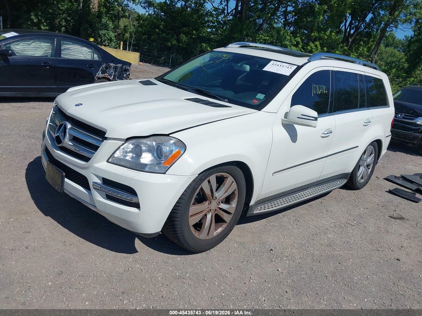 2011 Mercedes-benz Gl-klasse VIN 4JGBF7BE4BA745044 IAAI salvage auction — RIGHT SIDE, Rebuildable (Florida), sold $2,100 on 2026-09-01 (photo 2)
