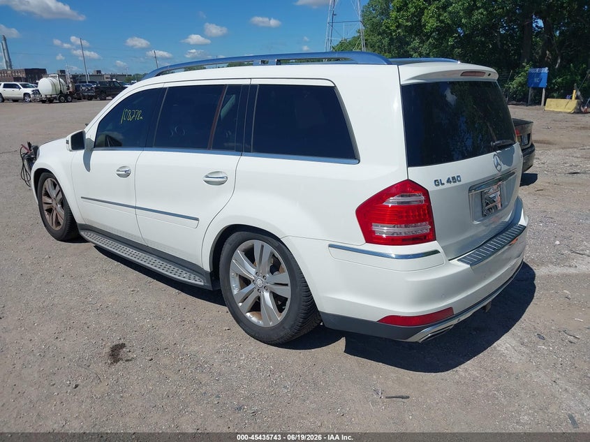 2011 Mercedes-benz Gl-klasse VIN 4JGBF7BE4BA745044 IAAI salvage auction — RIGHT SIDE, Rebuildable (Florida), sold $2,100 on 2026-09-01 (photo 3)