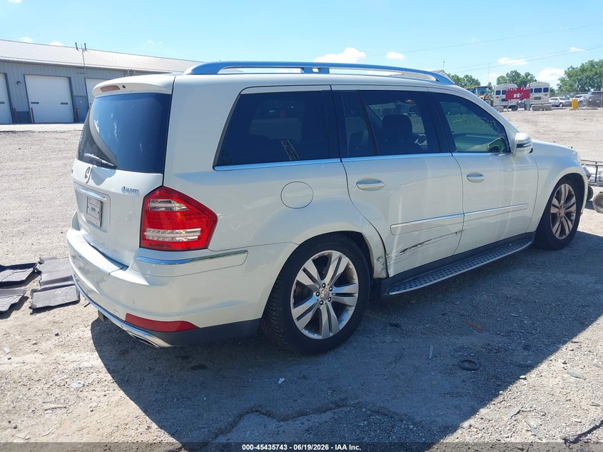 2011 Mercedes-benz Gl-klasse VIN 4JGBF7BE4BA745044 IAAI salvage auction — RIGHT SIDE, Rebuildable (Florida), sold $2,100 on 2026-09-01 (photo 4)