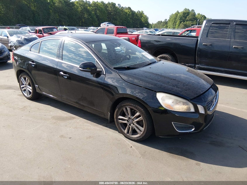 2012 Volvo S60 VIN YV1622FS1C2115377 IAAI salvage auction — LEFT REAR, Salvage (North Carolina), sold $25 on 2026-07-22 (photo 1)