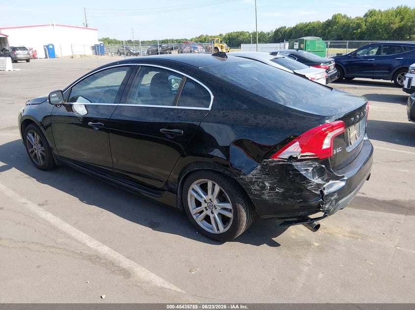 2012 Volvo S60 VIN YV1622FS1C2115377 IAAI salvage auction — LEFT REAR, Salvage (North Carolina), sold $25 on 2026-07-22 (photo 3)