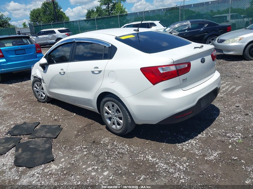 2015 Kia Rio VIN KNADM4A3XF6454250 IAAI salvage auction — LEFT FRONT, Salvage (Idaho), sold $525 on 2026-07-29 (photo 3)