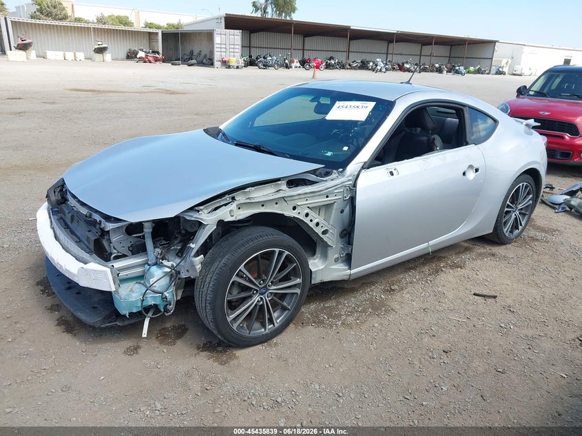 2013 Subaru Brz VIN JF1ZCAC18D1608458 IAAI salvage auction — NORMAL WEAR, Salvage (California), sold $1,325 on 2026-07-13 (photo 2)