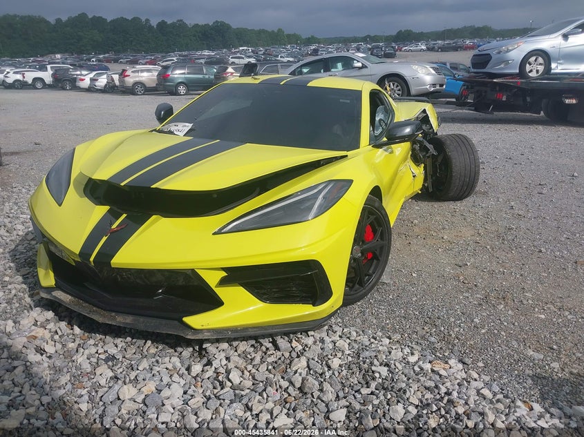 2023 Chevrolet Corvette VIN 1G1YA2D46P5121419 IAAI salvage auction — LEFT REAR, Salvage (Georgia), sold $27,200 on 2026-09-08 (photo 2)