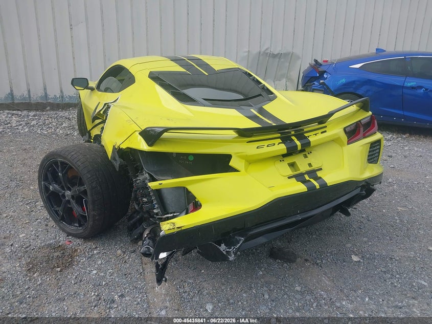 2023 Chevrolet Corvette VIN 1G1YA2D46P5121419 IAAI salvage auction — LEFT REAR, Salvage (Georgia), sold $27,200 on 2026-09-08 (photo 3)