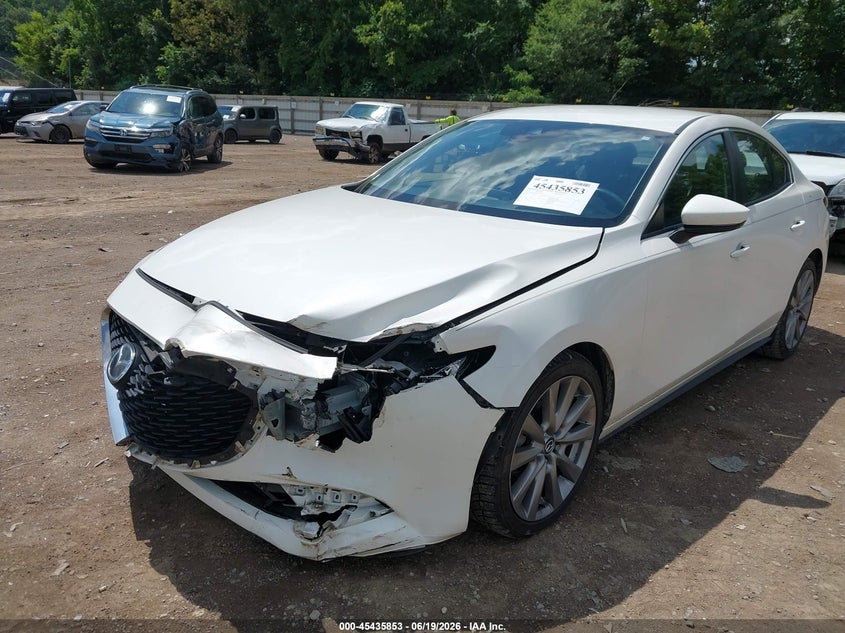 2021 Mazda 3 VIN JM1BPABL4M1325560 IAAI salvage auction — FRONT END, Salvage Title, sold $3,875 on 2026-07-29 (photo 6)
