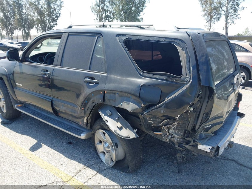 2004 Toyota 4runner VIN JTEZU17R348019022 IAAI salvage auction — RIGHT REAR, Salvage (California), sold $1,900 on 2026-07-14 (photo 6)