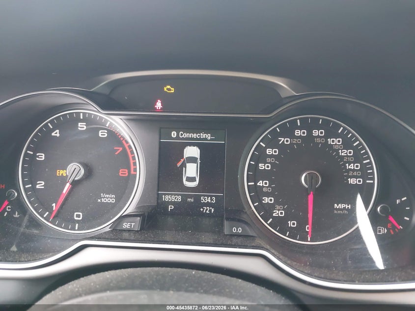 2014 Audi A4 VIN WAUFFAFL8EN040995 IAAI salvage auction — FRONT END, Clear (Virginia), sold $825 on 2026-07-20 (photo 7)