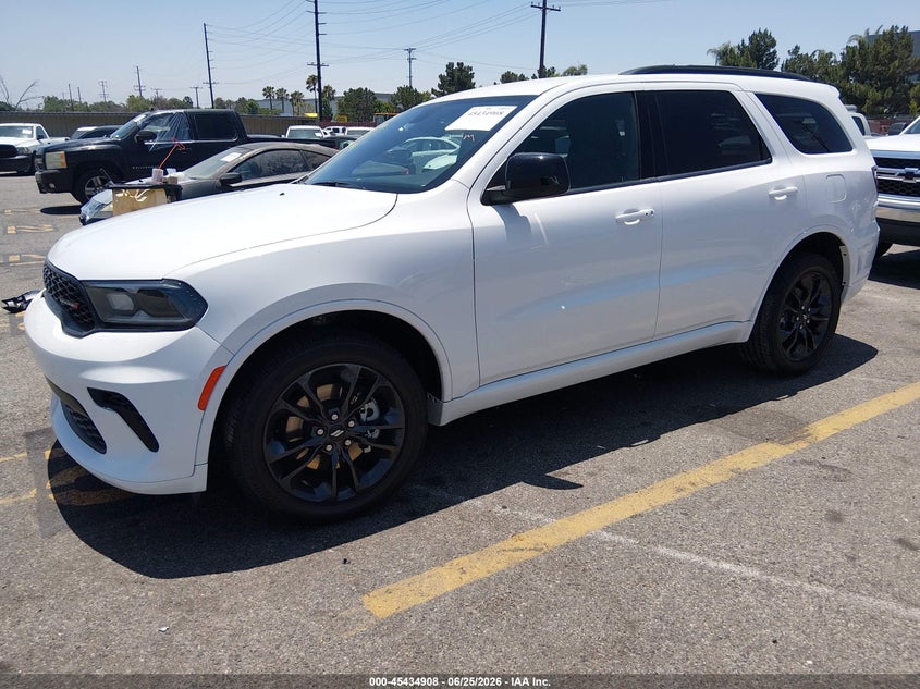 2025 Dodge Durango VIN 1C4RDHDG3SC514458 IAAI salvage auction — RIGHT FRONT, Salvage Title, sold $14,100 on 2026-08-29 (photo 2)