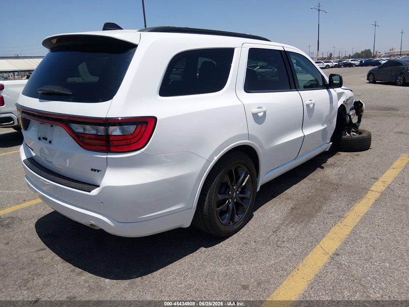 2025 Dodge Durango VIN 1C4RDHDG3SC514458 IAAI salvage auction — RIGHT FRONT, Salvage Title, sold $14,100 on 2026-08-29 (photo 4)