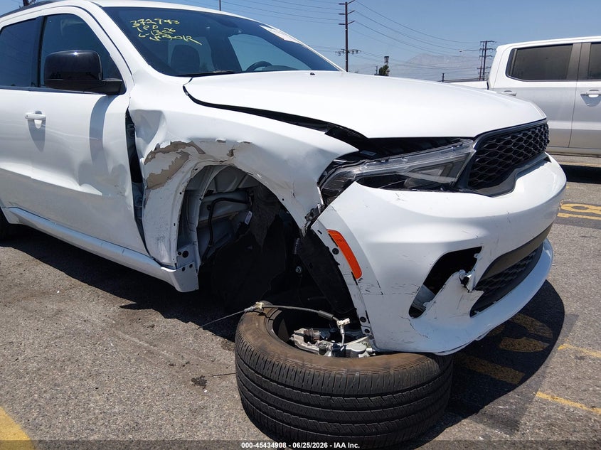 2025 Dodge Durango VIN 1C4RDHDG3SC514458 IAAI salvage auction — RIGHT FRONT, Salvage Title, sold $14,100 on 2026-08-29 (photo 6)