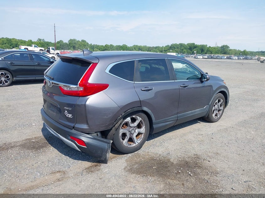 2018 Honda Cr-v VIN 7FARW2H8XJE089790 IAAI salvage auction — RIGHT REAR, Salvage Title, sold $7,200 on 2026-07-30 (photo 4)