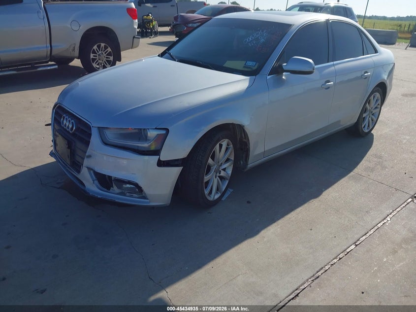 2013 Audi A4 VIN WAUFFAFL6DN006326 IAAI salvage auction — REPOSSESSION, Nrc Lienholder Repossession Paperwork (Texas), sold $375 on 2026-07-24 (photo 2)