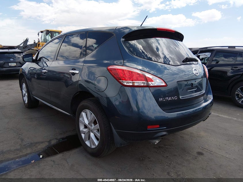 2014 Nissan Murano VIN JN8AZ1MU9EW414335 IAAI salvage auction — RIGHT FRONT, Salvage (Arizona), sold $875 on 2026-07-21 (photo 3)