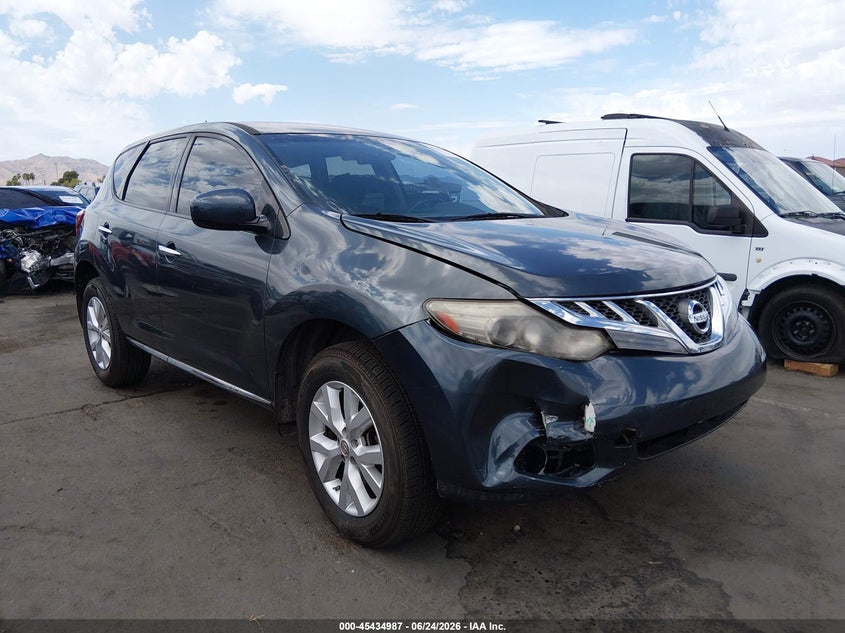 2014 Nissan Murano VIN JN8AZ1MU9EW414335 IAAI salvage auction — RIGHT FRONT, Salvage (Arizona), sold $875 on 2026-07-21 (photo 6)