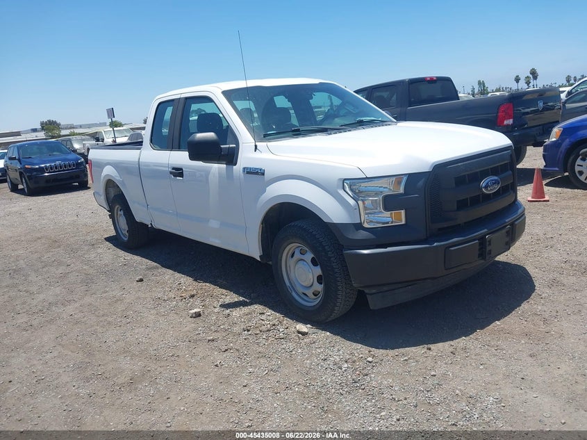 2017 Ford F-150 VIN 1FTEX1C87HKE26857 IAAI salvage auction — NORMAL WEAR, SF97 (California), sold $13,100 on 2026-07-28 (photo 1)