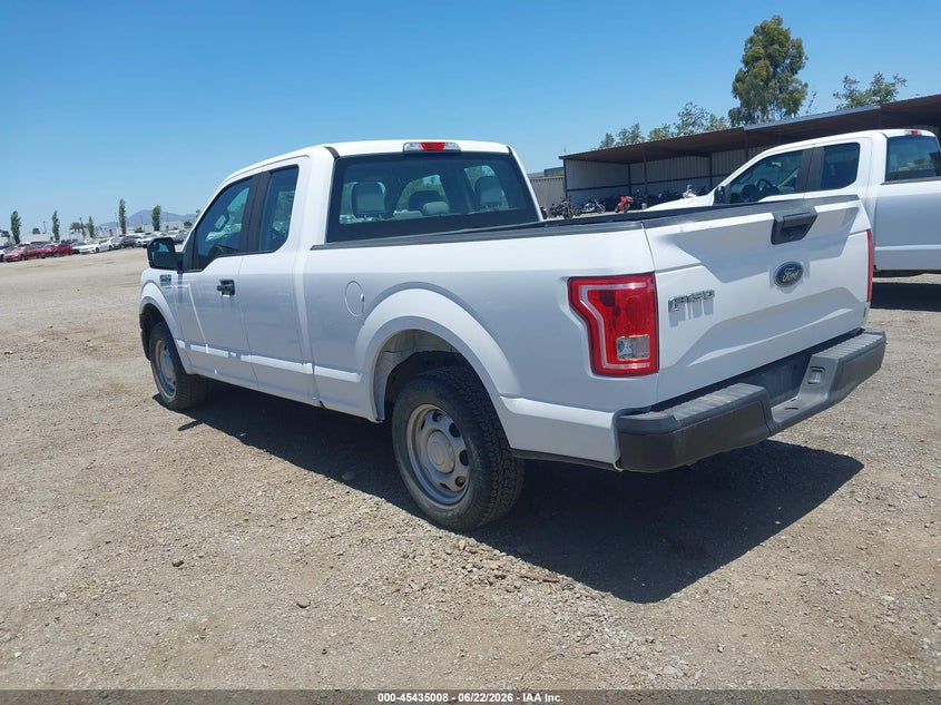 2017 Ford F-150 VIN 1FTEX1C87HKE26857 IAAI salvage auction — NORMAL WEAR, SF97 (California), sold $13,100 on 2026-07-28 (photo 3)