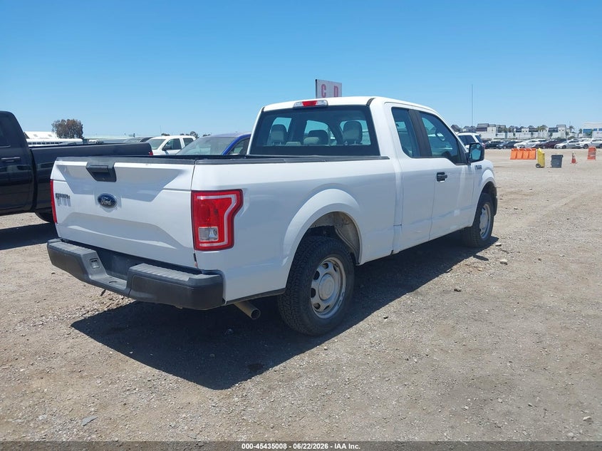 2017 Ford F-150 VIN 1FTEX1C87HKE26857 IAAI salvage auction — NORMAL WEAR, SF97 (California), sold $13,100 on 2026-07-28 (photo 4)