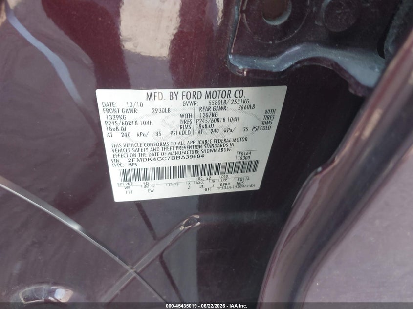 2021 Buick Encore gx VIN KL4MMESL4MB148408 IAAI salvage auction — UNKNOWN, Salvage Title, sold $7,600 on 2026-07-15 (photo 9)