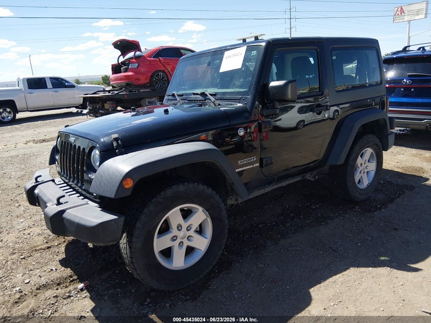 2017 Jeep Wrangler / VIN 1C4AJWAG9HL644381 IAAI salvage auction — NORMAL WEAR, Clear (New Mexico), sold $8,575 on 2026-07-29 (photo 2)