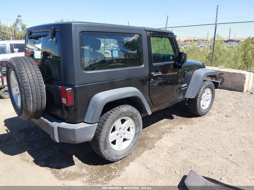 2017 Jeep Wrangler / VIN 1C4AJWAG9HL644381 IAAI salvage auction — NORMAL WEAR, Clear (New Mexico), sold $8,575 on 2026-07-29 (photo 4)