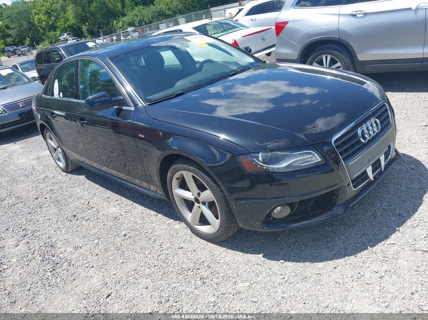 2012 Audi A4 VIN WAUEFAFL9CA115784 IAAI salvage auction — LEFT REAR, Salvage (Ohio), sold $1,000 on 2026-07-14 (photo 1)