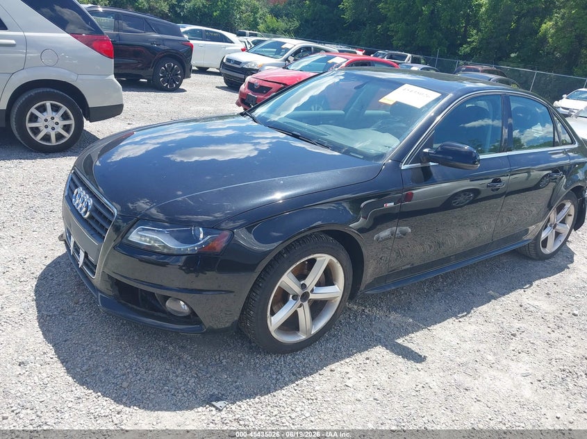 2012 Audi A4 VIN WAUEFAFL9CA115784 IAAI salvage auction — LEFT REAR, Salvage (Ohio), sold $1,000 on 2026-07-14 (photo 2)