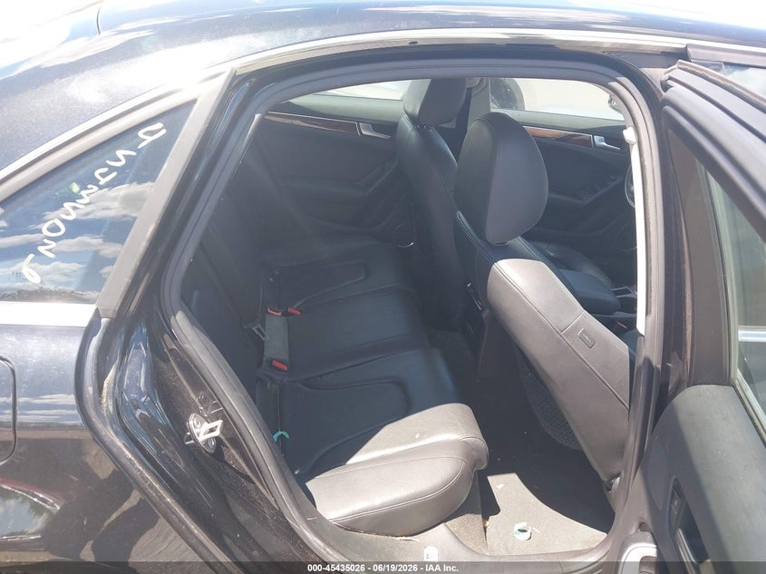 2012 Audi A4 VIN WAUEFAFL9CA115784 IAAI salvage auction — LEFT REAR, Salvage (Ohio), sold $1,000 on 2026-07-14 (photo 8)