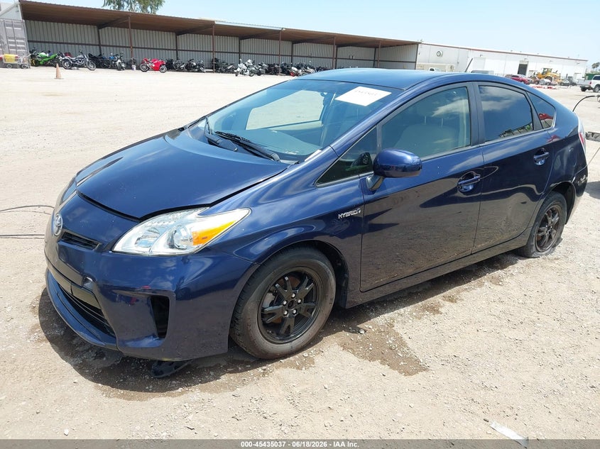 2015 Toyota Prius VIN JTDKN3DUXF0436758 IAAI salvage auction — RIGHT SIDE, Salvage Title - Dealer (California), sold $3,200 on 2026-07-20 (photo 2)