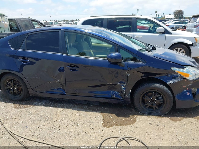 2015 Toyota Prius VIN JTDKN3DUXF0436758 IAAI salvage auction — RIGHT SIDE, Salvage Title - Dealer (California), sold $3,200 on 2026-07-20 (photo 6)