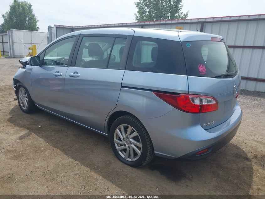 2012 Mazda 5 VIN JM1CW2BL0C0117354 IAAI salvage auction — RIGHT FRONT, Bill Of Sale (Washington), sold $325 on 2026-07-28 (photo 3)