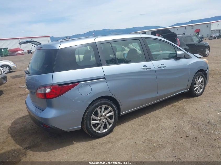 2012 Mazda 5 VIN JM1CW2BL0C0117354 IAAI salvage auction — RIGHT FRONT, Bill Of Sale (Washington), sold $325 on 2026-07-28 (photo 4)