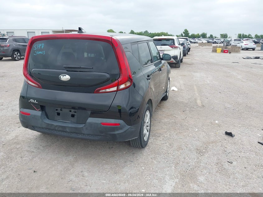 2020 Kia Soul VIN KNDJ23AU1L7706228 IAAI salvage auction — FRONT END, Salvage Title, sold $2,300 on 2026-08-02 (photo 4)
