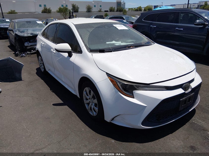 2021 Toyota Corolla VIN 5YFEPMAEXMP209342 IAAI salvage auction — LEFT SIDE, Salvage Title, sold $3,750 on 2026-07-26 (photo 1)