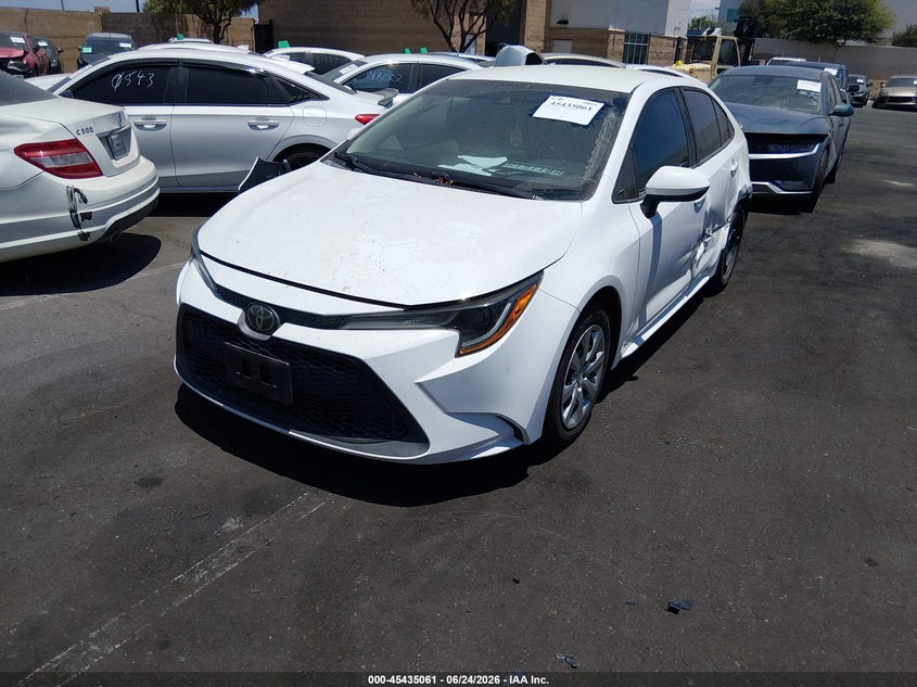 2021 Toyota Corolla VIN 5YFEPMAEXMP209342 IAAI salvage auction — SIDE, Salvage Title, sold $4,700 on 2026-07-26 (photo 2)