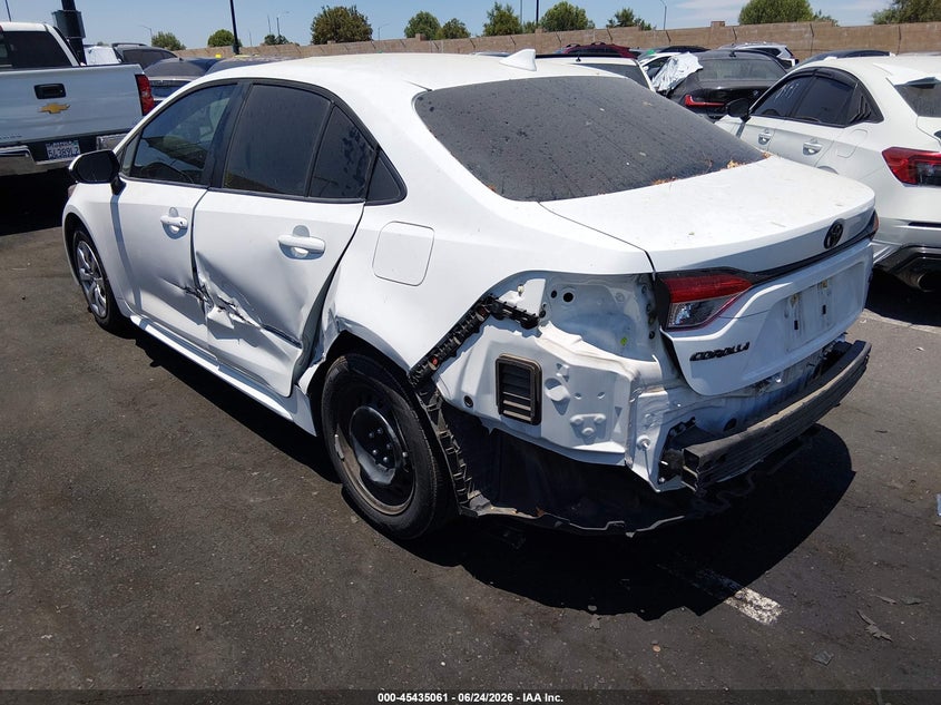 2021 Toyota Corolla VIN 5YFEPMAEXMP209342 IAAI salvage auction — LEFT SIDE, Salvage Title, sold $3,750 on 2026-07-26 (photo 3)
