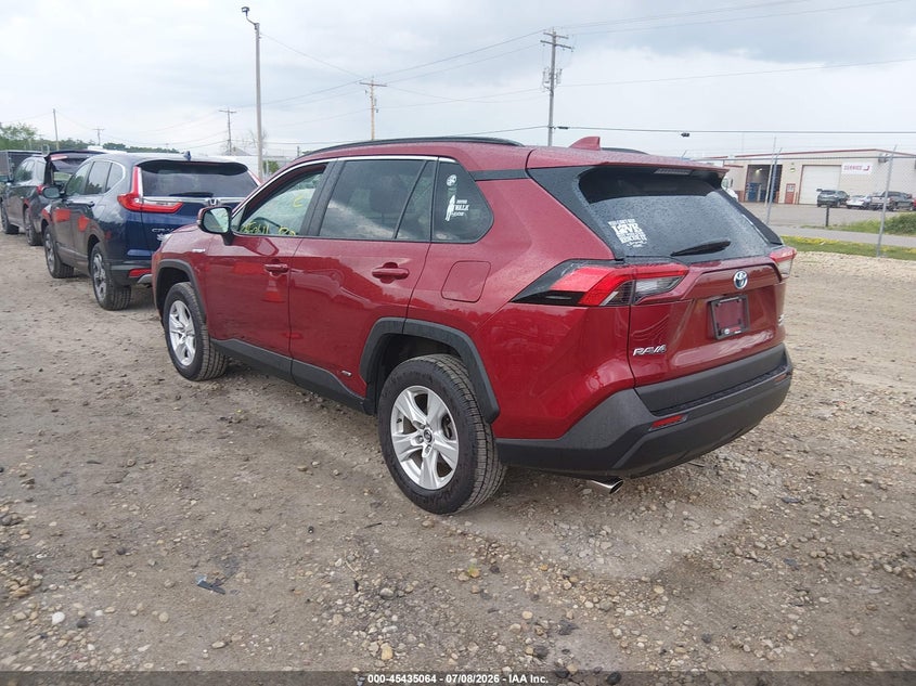 2020 Toyota Rav 4 VIN 2T3RWRFV2LW059676 IAAI salvage auction — HAIL, Clear Claim Paid (Wisconsin), sold $9,100 on 2026-07-11 (photo 3)
