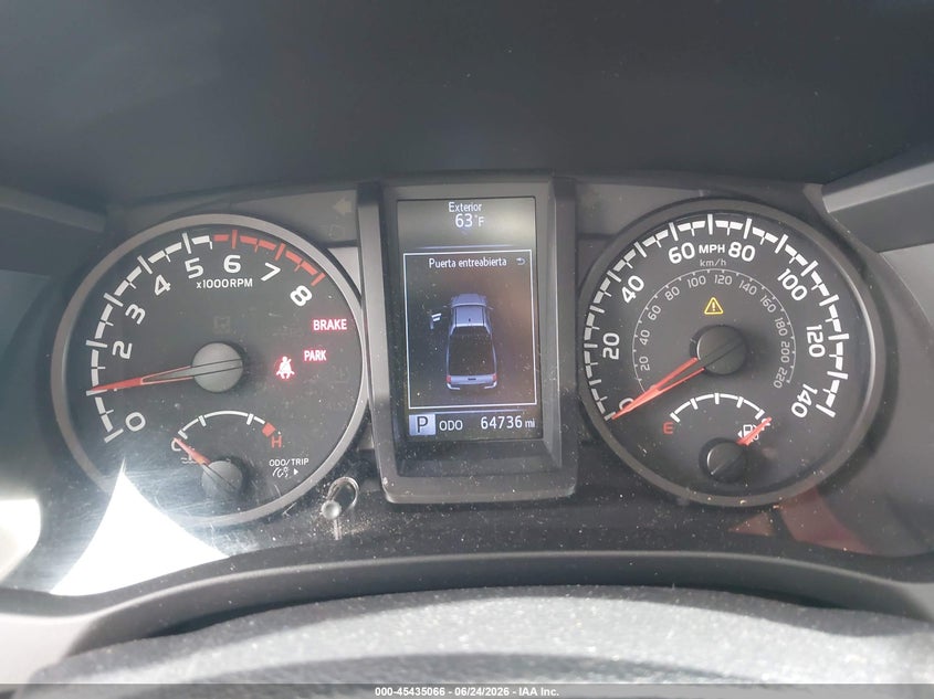 2020 Toyota Tacoma VIN 3TYSX5EN1LT003162 IAAI salvage auction — LEFT FRONT, Salvage (North Carolina), sold $9,200 on 2026-07-31 (photo 7)