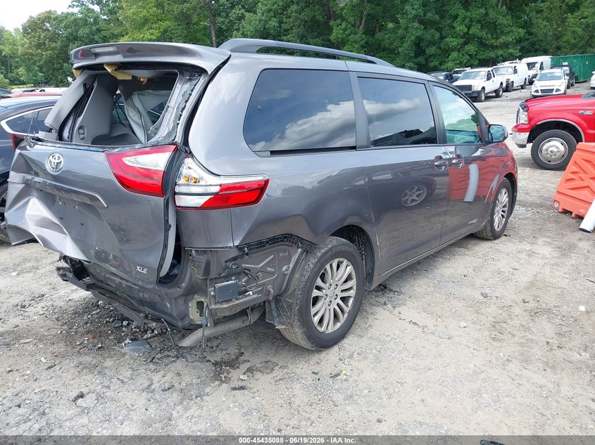 2017 Toyota Sienna VIN 5TDYZ3DC8HS815182 IAAI salvage auction — REAR END, Salvage (Georgia), sold $3,050 on 2026-07-29 (photo 4)