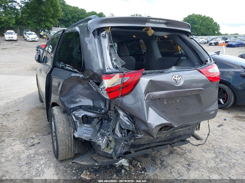 2017 Toyota Sienna VIN 5TDYZ3DC8HS815182 IAAI salvage auction — REAR END, Salvage (Georgia), sold $3,050 on 2026-07-29 (photo 6)