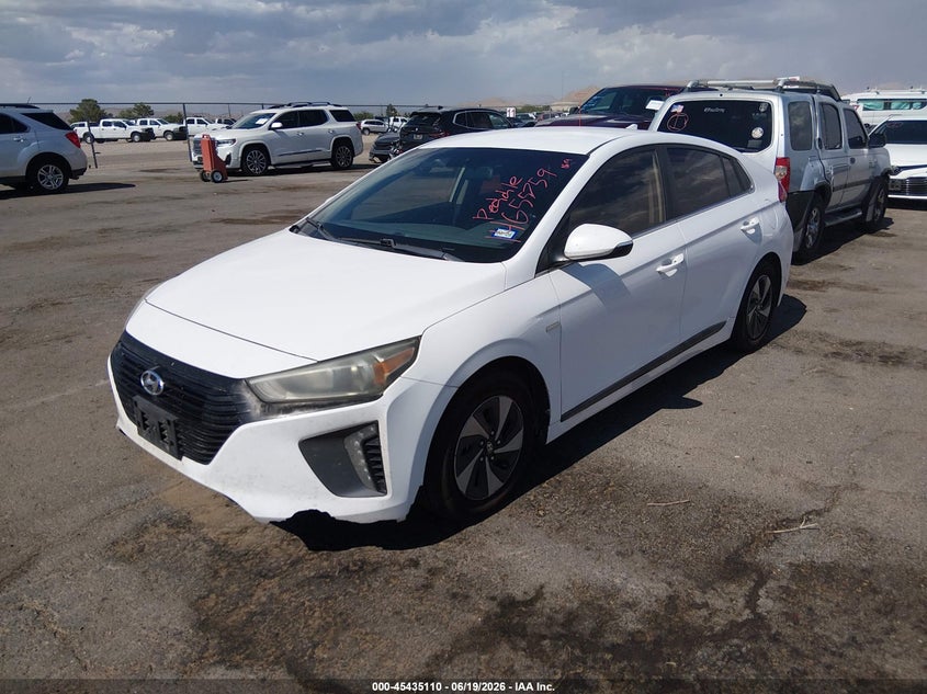 2017 Hyundai Ioniq VIN KMHC75LC6HU030664 IAAI salvage auction — NORMAL WEAR, Original (Texas), sold $700 on 2026-07-22 (photo 2)