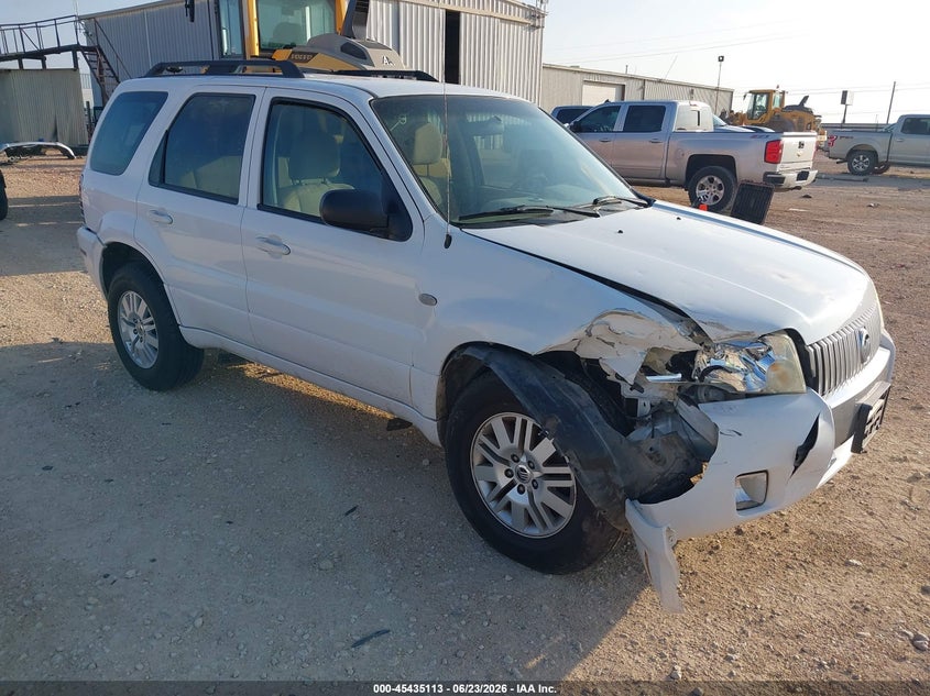 2005 Mercury Mariner VIN 4M2YU56Z25DJ27191 IAAI salvage auction — RIGHT FRONT, Salvage (Texas), sold $325 on 2026-07-19 (photo 1)
