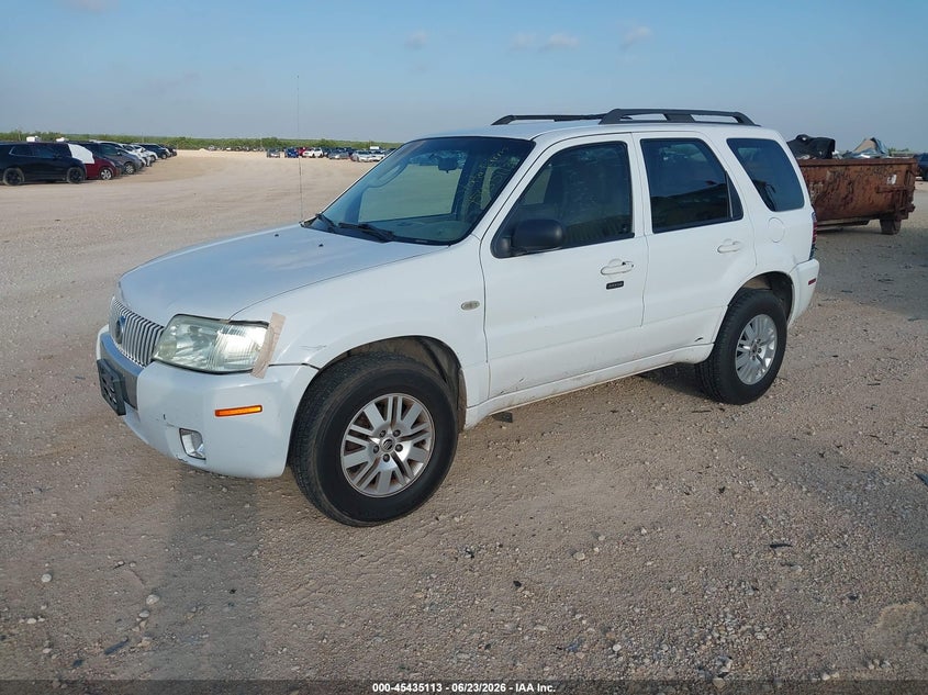 2005 Mercury Mariner VIN 4M2YU56Z25DJ27191 IAAI salvage auction — RIGHT FRONT, Salvage (Texas), sold $325 on 2026-07-19 (photo 2)