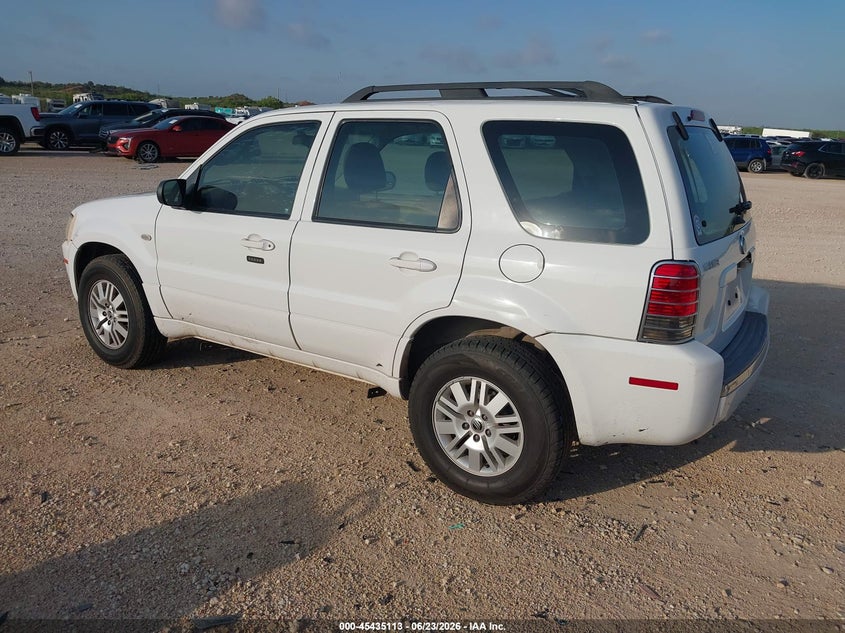 2005 Mercury Mariner VIN 4M2YU56Z25DJ27191 IAAI salvage auction — RIGHT FRONT, Salvage (Texas), sold $325 on 2026-07-19 (photo 3)