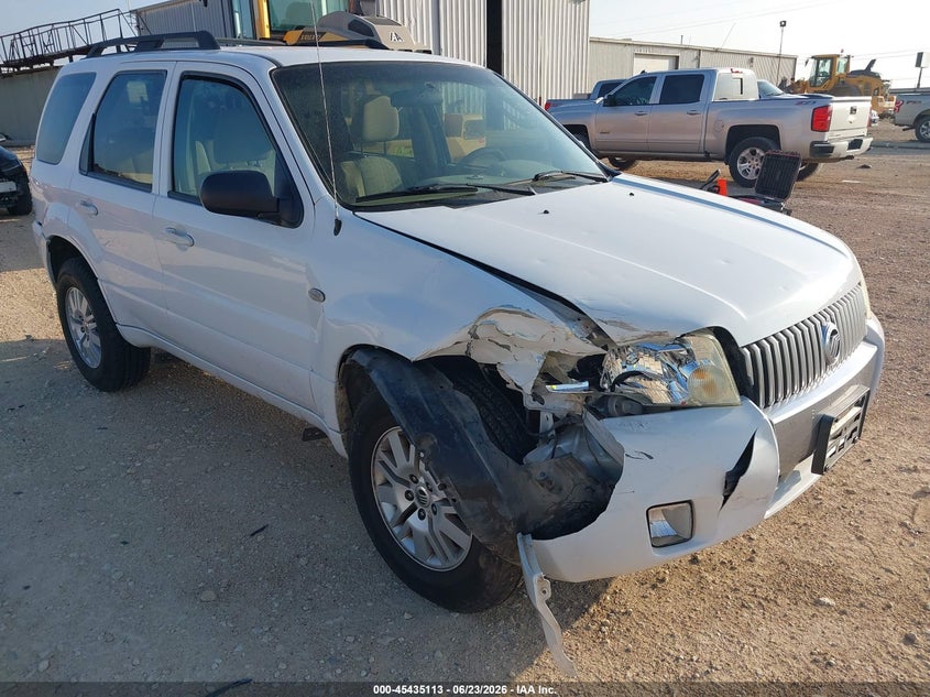 2005 Mercury Mariner VIN 4M2YU56Z25DJ27191 IAAI salvage auction — RIGHT FRONT, Salvage (Texas), sold $325 on 2026-07-19 (photo 6)