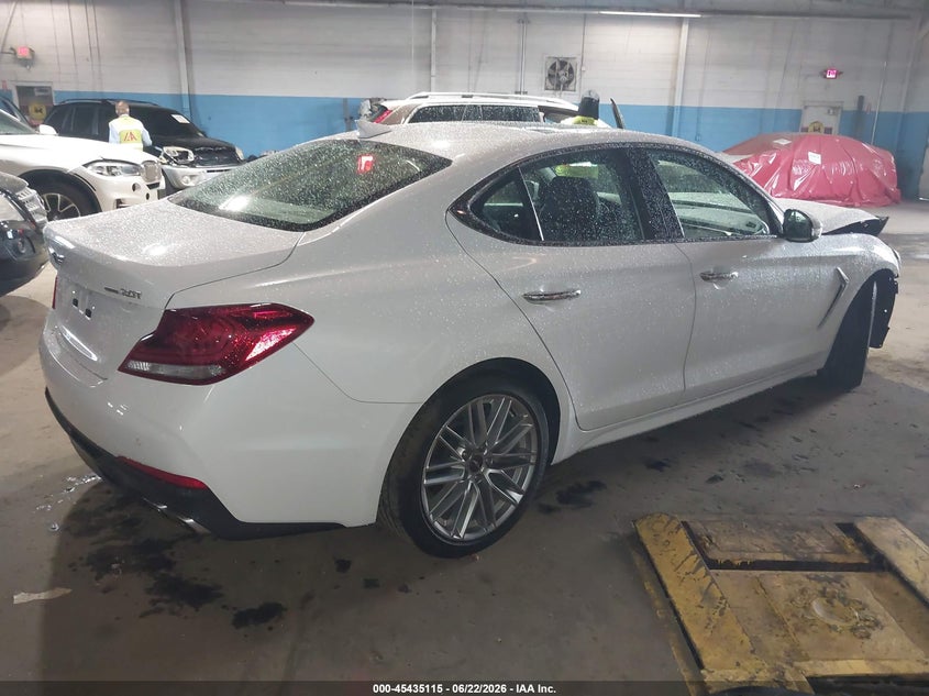 2021 Genesis G70 VIN KMTG34LA9MU069464 IAAI salvage auction — FRONT END, Salvage (Idaho), sold $3,000 on 2026-07-29 (photo 4)
