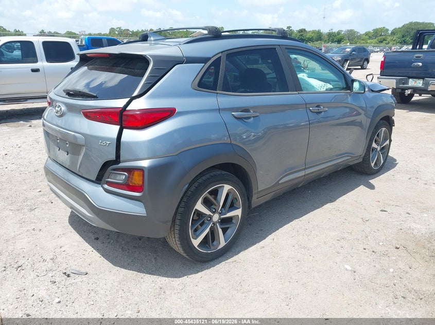 2020 Hyundai Kona VIN KM8K33A53LU398213 IAAI salvage auction — FRONT END, Certificate Of Destruction (Florida), sold $3,375 on 2026-07-09 (photo 4)