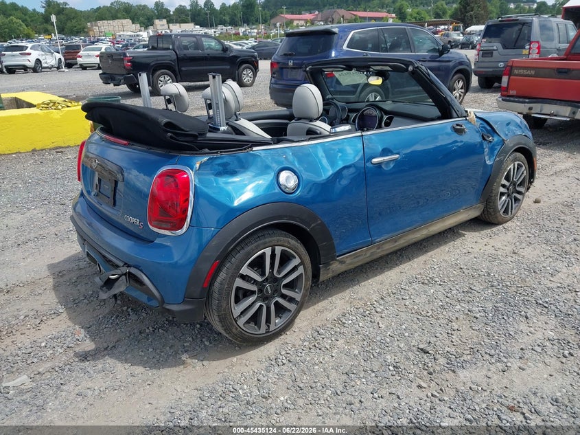 2022 Mini Convertible VIN WMW43DL02N3N45969 IAAI salvage auction — LEFT & RIGHT, Salvage Title, sold $4,650 on 2026-07-31 (photo 4)